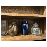 Contents of Cabinet Featuring Vases & More