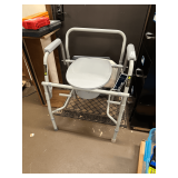 Drive Medical Steel Folding Bedside Commode