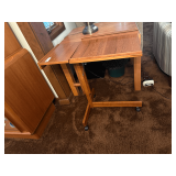 Vintage Rolling Tray Table