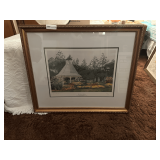 Framed & Matted Print Titled 'The Summer House' in Huntsville, Alabama by Ed Starnes, Numbered 40/300