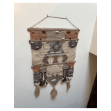 Vintage Woven Fiber Art Wall Hanging