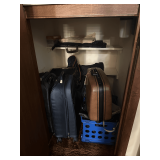 Contents of Closet: Luggage & More