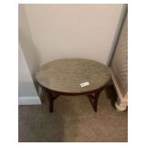 Upholstered Round Ottoman