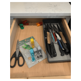 Kitchen Drawer with Assorted Contents