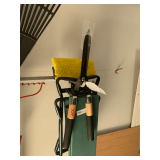 Lawn Tool Collection with Broom and Pruning Shears