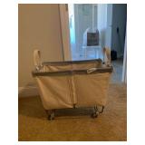 Rolling Canvas Laundry Cart