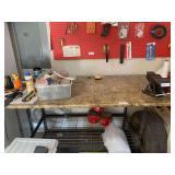 Garage Workbench (Contents on Top Sold Separately)