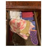 Contents of Drawer: Potholders, Kitchen Linens