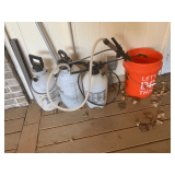 Three Handheld Pump Sprayers