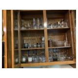 Contents of Shelves: Wine Glasses, Bowls & More
