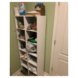 White Open Storage Bookcase