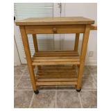 Wooden Kitchen Cart