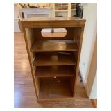 Wooden Media Cabinet or Shelving Unit
