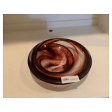 Possibly a Kosta Boda "Atoll" Art Glass Bown designed by Anna Ehrner in Sweden