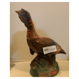 Vintage Ceramic Decanter featuring a Wild Turkey by Austin Nichols & Co.