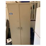 Metal Shop Cabinet & Contents