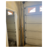 Assorted Wooden Trim, Metal Rods & More