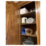 Contents of Cabinet: Bowls, Pitchers & More
