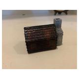 Avon Homestead Decanter Shaped as a Log Cabin