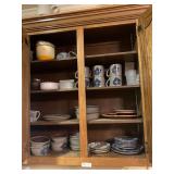 Contents of Cabinet: Mugs, Bowls, Dishes