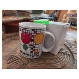 Frank Lloyd Wright Collection Mug with Geometric D