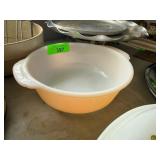 Fire-King Milk Glass Mixing Bowl with Handle