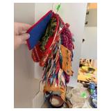 Multicolored Quilted Oven Mitts and Pot Holders