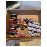 Die-Cast Toy Vehicles Including Trucks, Cars, and