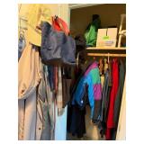 Closet Lot with Outerwear, Jackets, and Accessorie