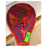 Mola Tennis Racket Cover with Colorful Design and