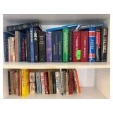 Hardcover and Paperback Books Featuring Various Ge
