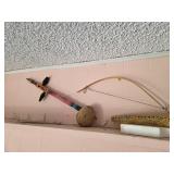 Decorative Ceremonial Instruments Including Painte