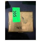 Elgin American Gold-Tone Compact with Mirror