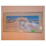 Framed Print of ï¿½Another Church, Hernandez, New Me