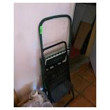 Green Step Stool with Foldable Design