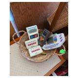 Vintage Electronic Handheld Games and Calculators