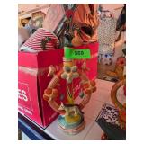Ceramic Mexican Tree of Life Candelabra With Anima