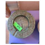 Mexican Ashtray with Textured Finish
