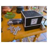 Decorative Items, Candle, Crosses, Glass Display B