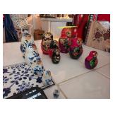 Hand-Painted Wooden Matryoshka Nesting Dolls