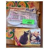 Spanish Napkin Holder and Castanets Set in Origina