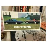 Bertone Brochure Featuring X1/9 Models and Technic