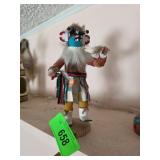 Handmade Native American Style Kachina Doll with M