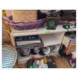 Wicker Baskets, Books, Decor, and Miscellaneous It