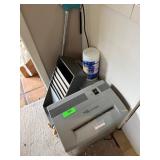 TechSolutions Paper Shredder With Metal Organizing