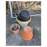 Garden Pots in Various Sizes and Materials