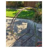 Metal Circular Arch Stand For Firewood