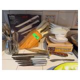 Lot Featuring Britannia Forge Cutlery Set, Utensil