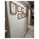 Framed Certificates and Decorative Print