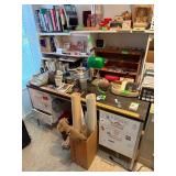Desk With Topper and Contents Inside